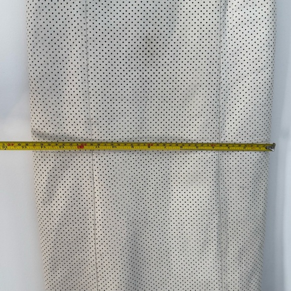Vintage Danier white leather perforated sleeveless sheath dress - Small - Picture 7 of 8